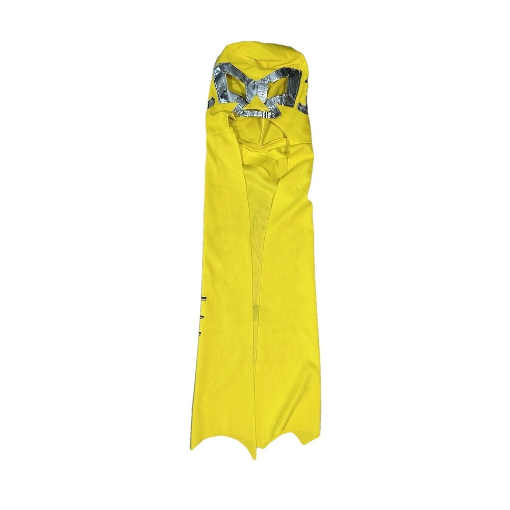 Dr. Wagner Cape and Mask 1 Piece Yellow w Graphic‎ on Cape Youth One Size